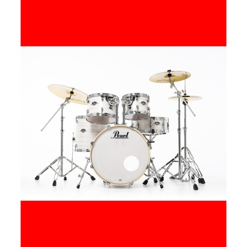 comprar bateria Pearl Export EXX EXX705NBR Slipstream White (C777) con set de herrajes y pack de platos SABIAN SBR.