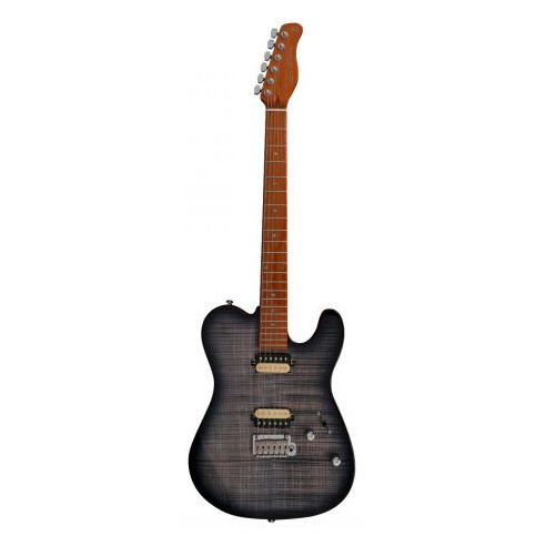 LARRY CARLTON T7 FM TBK TRANS BLACK Guitarra Eléctrica