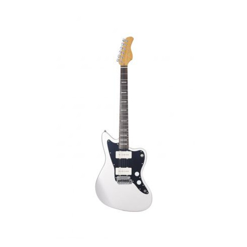 comprar Guitarra Eléctrica Sire LARRY CARLTON J3 SILVER, Guitarra Eléctrica con aspecto Retro/Vintage, tipo Jazzmaster.