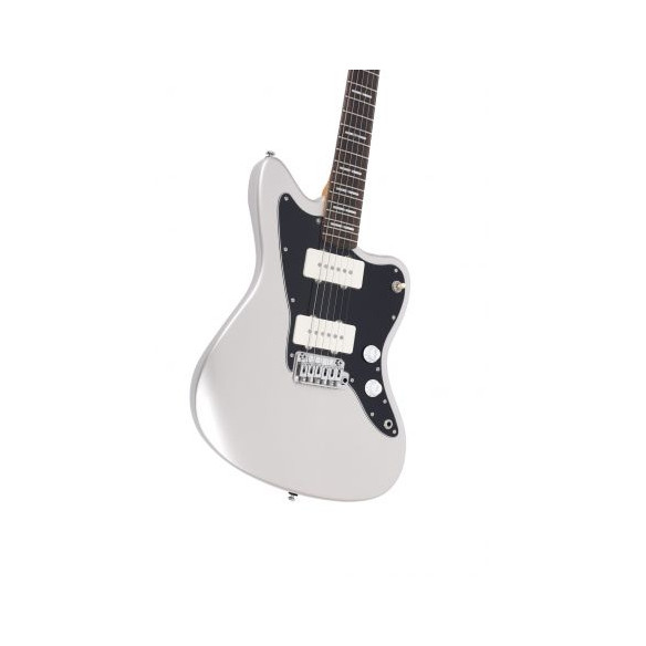 comprar Guitarra Eléctrica Sire LARRY CARLTON J3 SILVER, Guitarra Eléctrica con aspecto Retro/Vintage, tipo Jazzmaster.