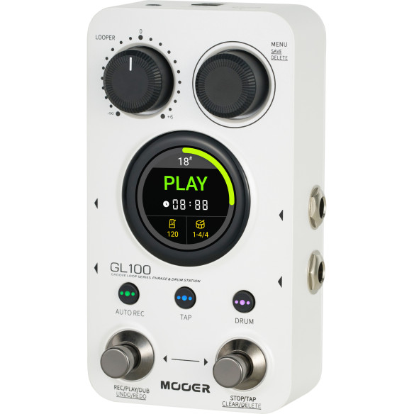 Pedal Looper MOOER GL100 para guitarristas