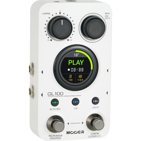 Pedal Looper MOOER GL100 para guitarristas