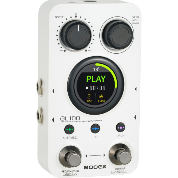 Pedal Looper MOOER GL100 para guitarristas