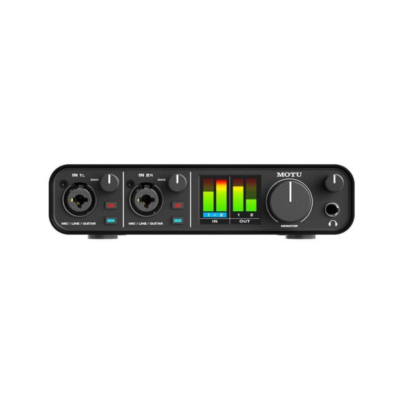 Interface Audio USB Motu M2 para Mac, Windows e iOs, 2 Canales ( 2 entradas y 2 salidas y una latencia ultrabaja. Interface Audio USB Motu M2 para Mac, Windows e iOs, 2 Canales ( 2 entradas y 2 salidas y una latencia ultrabaja.