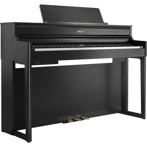 ROLAND HP704-CH Charcoal Black Piano Digital