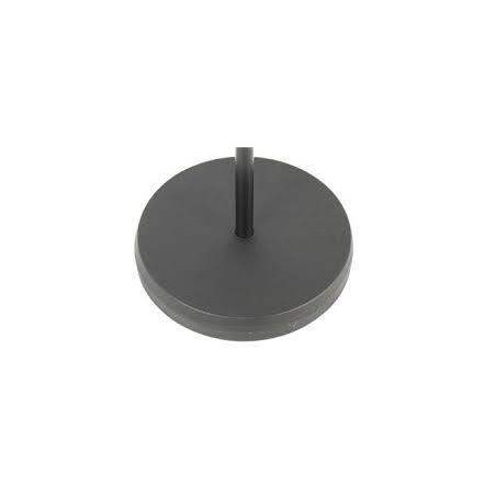 Konig & Meyer 260 Black Soporte de micro recto de base redonda pesada,