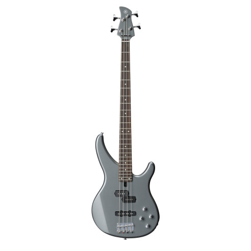 Bajo Electrico Yamaha TRBX204GRM Gris metalizado, un modelo económico de la gama, con electronica potente y versatil.