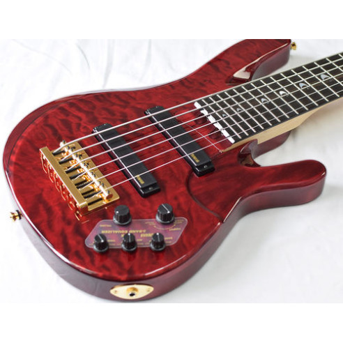 TRB JP2 TRANS DARK RED Bajo Elec 6C Signature John Patitucci