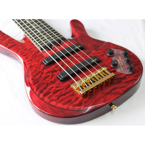 TRB JP2 TRANS DARK RED Bajo Elec 6C Signature John Patitucci