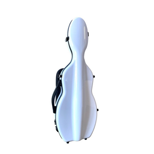 Estuche para violín 4/4 RAPSODY Rocket 3D Blanco con bolsa partituras