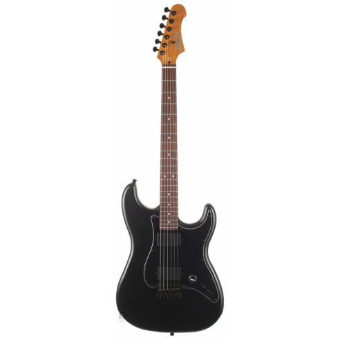 JET JS400-MBKR MATT BLACK Guitarra Eléctrica negra