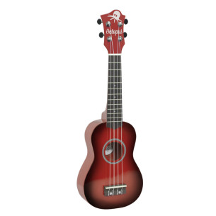 OCTOPUS UK-205RDB Ukelele Soprano Rojo Burst 2
