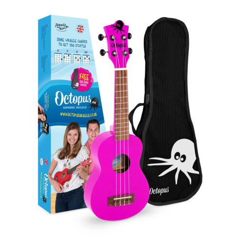 OCTOPUS UK-205PK Ukelele Soprano Rosa