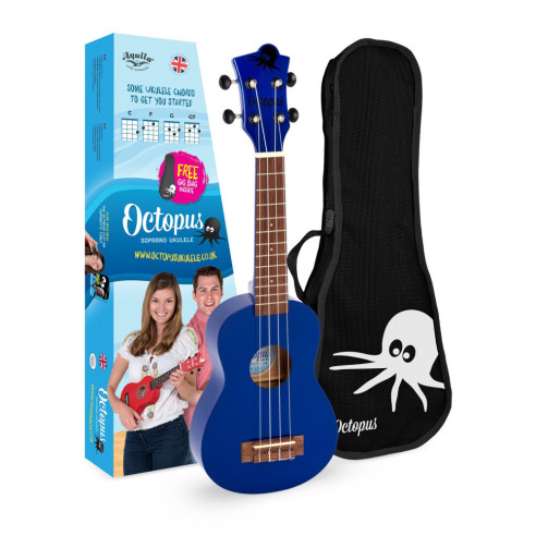 OCTOPUS UK-205DB Ukelele Soprano Azul Marino