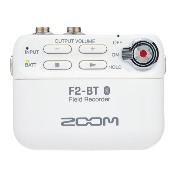 Zoom F2-BT/W Grabador Bluetooth  Micrófono lavalier Blanco Zoom F2-BT/W Grabador Bluetooth  Micrófono lavalier Blanco