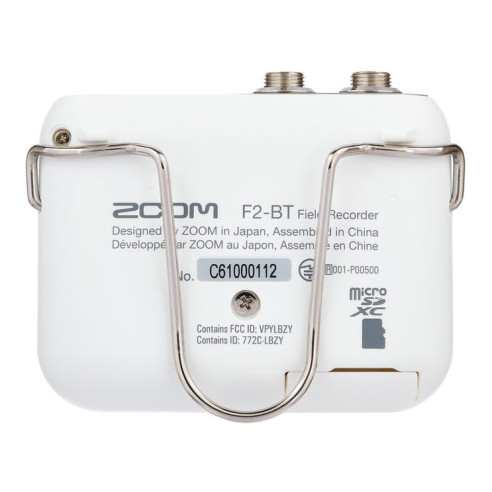 Zoom F2-BT/W Grabador Bluetooth  Micrófono lavalier Blanco