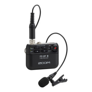 Zoom F2-BT/B Grabador Bluetooth  Micrófono lavalier Negro