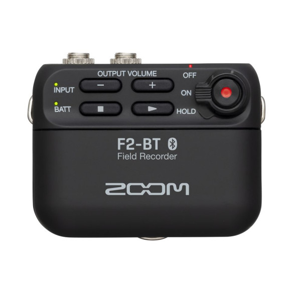 Zoom F2-BT/B Grabador Bluetooth  Micrófono lavalier Negro