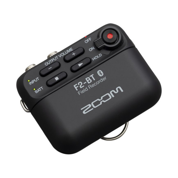 Zoom F2-BT/B Grabador Bluetooth  Micrófono lavalier Negro
