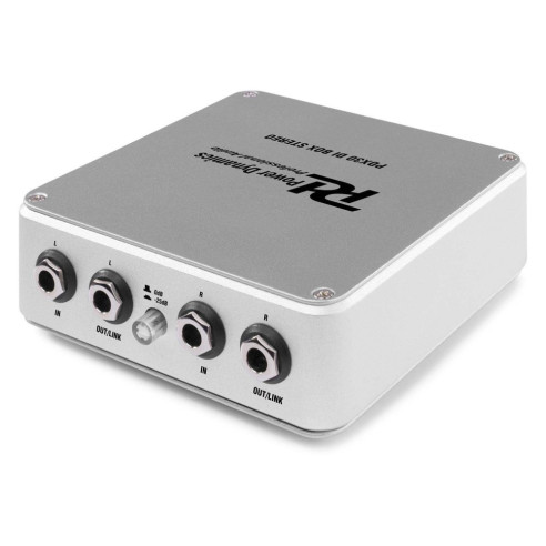 Caja de inyeccion estereo DI ,dos entradas Jack 6.3 mm. 2 salidas XLR