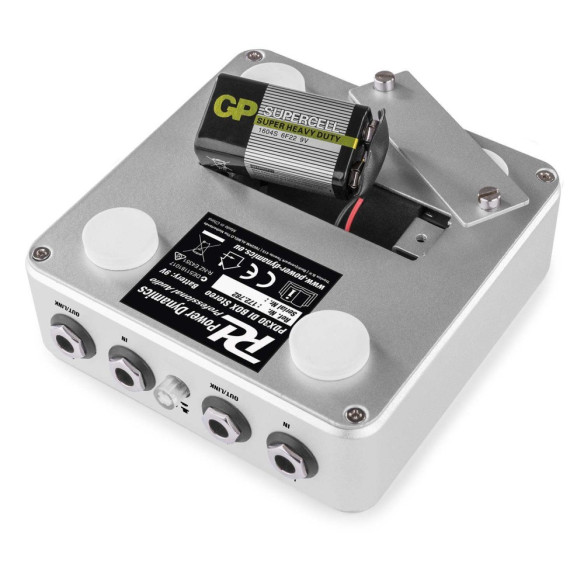 Caja de inyeccion estereo DI ,dos entradas Jack 6.3 mm. 2 salidas XLR