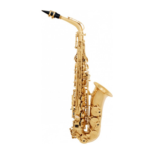 Saxo Alto de estudio SML PARIS A300 , dorado, con estuche.