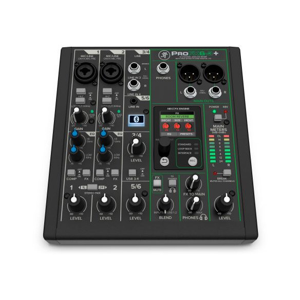 Mackie PROFX6V3  Mesa Mezclas 6 canales