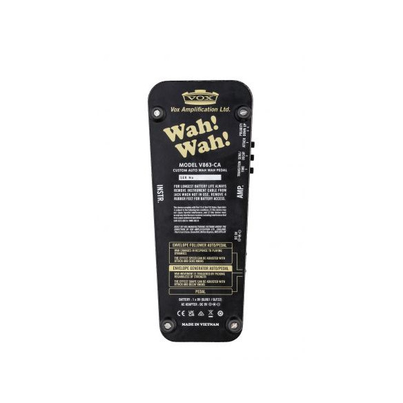 Vox V863-CA Pedal Wah Wah