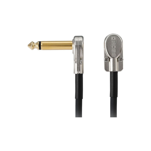 Cable de conexión compacto para pedal Boss BPC-8 con conectores planos ultrafinos, 20cm de longitud. Cable de conexión compacto para pedal Boss BPC-8 con conectores planos ultrafinos, 20cm de longitud.