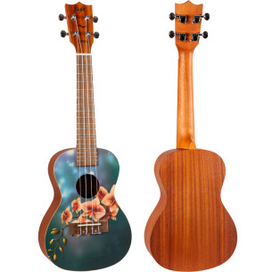 FLIGHT AUC-33 Ukelele Concierto Orchid 2
