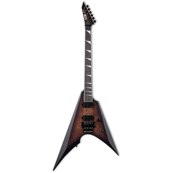 LTD ARROW QM DARK BROWN SUNBURST SATIN Guitarra Eléctrica