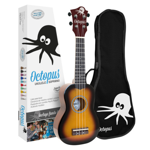 OCTOPUS UK-205 OVB Ukelele Soprano Violin Burst