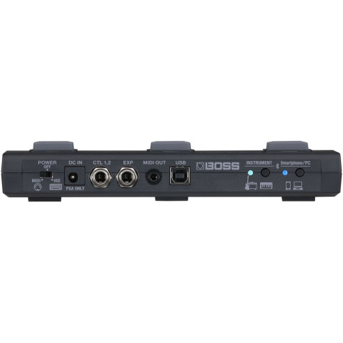 Controle aplicaciones de partituras musicales digitales, videos de YouTube, DAW y equipos BOSS y Roland