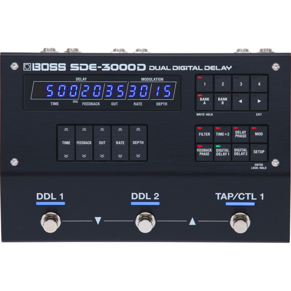 Boss SDE-3000D Pedal de Delay Dual Boss SDE-3000D Pedal de Delay Dual