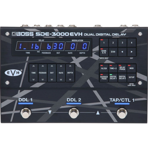 Boss SDE-3000-EVH Pedal de Delay Eddie Van Halen