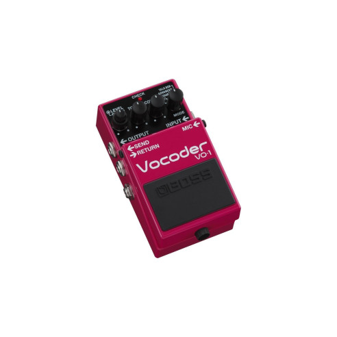Pedal de efectos para guitarra y bajo Boss VO-1 Vocoder con 4 modos ( talk Box, choir, Vintage, Advanced).