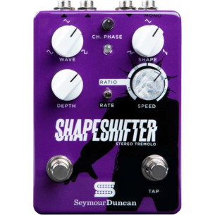 Pedal Seymour Duncan Shape Shifter Tremolo con emuchos efectos, desde los más clásicos a los más extremos.