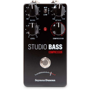 Pedal Seymour Duncan Studio Bass Compressor, un pedal que aumenta el sustain, acentua el picking y las notas sueltas