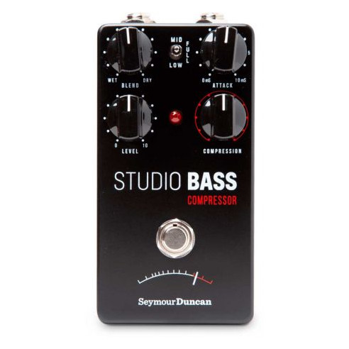 Pedal Seymour Duncan Studio Bass Compressor, un pedal que aumenta el sustain, acentua el picking y las notas sueltas