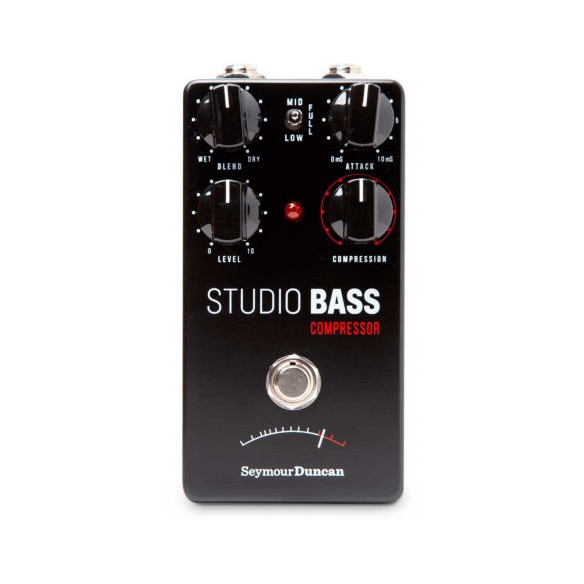 Pedal Seymour Duncan Studio Bass Compressor, un pedal que aumenta el sustain, acentua el picking y las notas sueltas