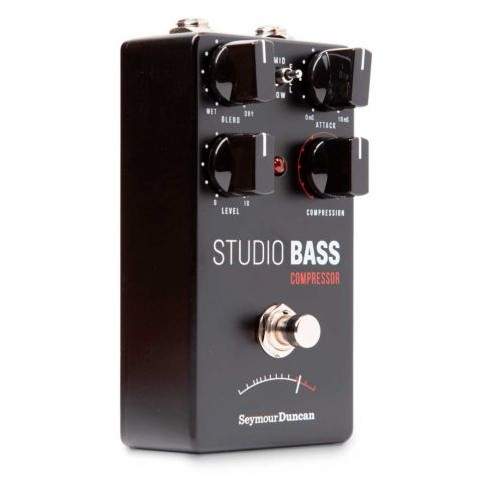Pedal Seymour Duncan Studio Bass Compressor, un pedal que aumenta el sustain, acentua el picking y las notas sueltas