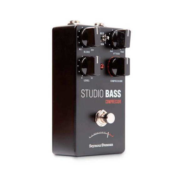 Pedal Seymour Duncan Studio Bass Compressor, un pedal que aumenta el sustain, acentua el picking y las notas sueltas
