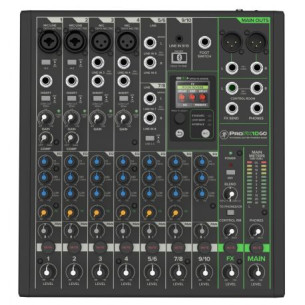 Mackie PROFX10GO Mezclador 10 Canales con Batería