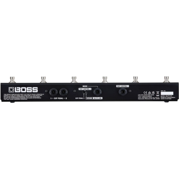 Boss GA-FC EX Pedalera de Control para Amplificador