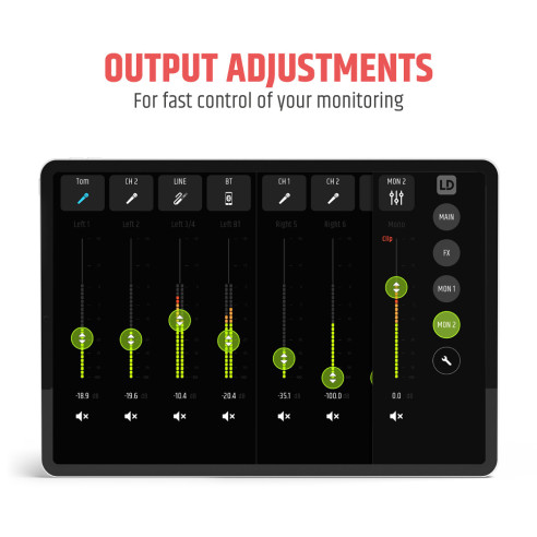 LD Systems MAUI 11 G3 MIX Sistema de PA Portátil Negro