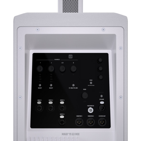 LD Systems MAUI 11 G3 MIX W Sistema de PA Portátil Blanco