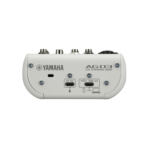 YAMAHA AG03MK2 WHITE LSPK Pack de grabación