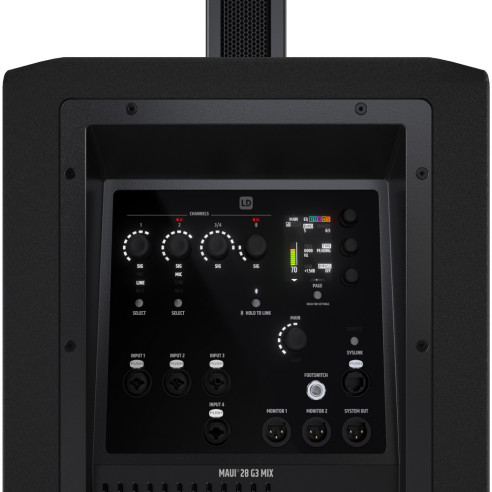 LD Systems MAUI 28 G3 MIX Sistema de PA Portátil Negro