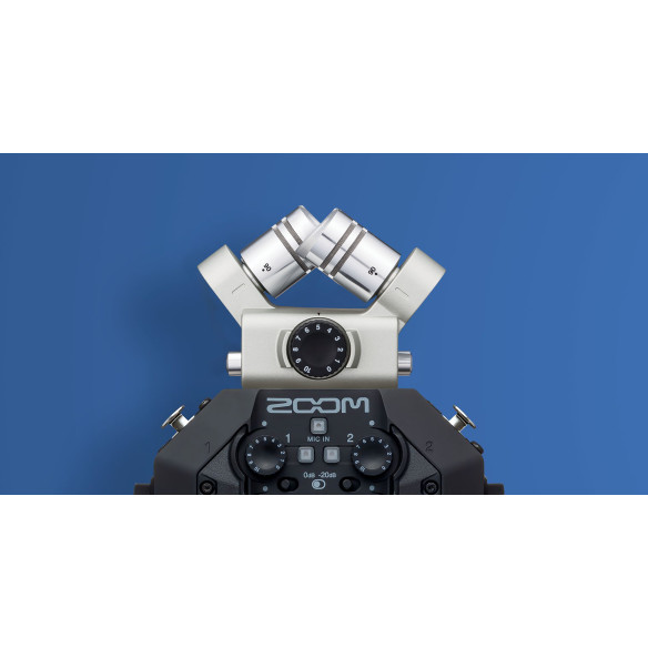 Zoom H8  MS PACK Grabadora de 8 pistas  Interface USB  2 Cápsulas