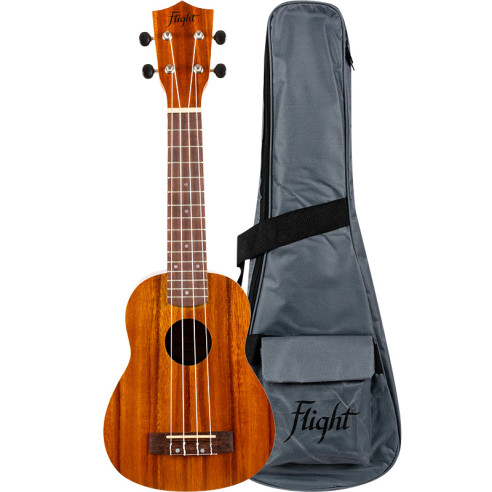 FLIGHT NUS-250 Ukelele Soprano Acacia Natural